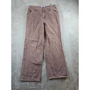 RSQ Pants Womens Medium Brown Carpenter Straight Leg Casual 29" Inseam
